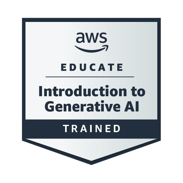 AWS GenAI certification badge